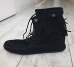 Suede, Kleding | Dames, Schoenen, Ophalen of Verzenden, Zo goed als nieuw, Zwart