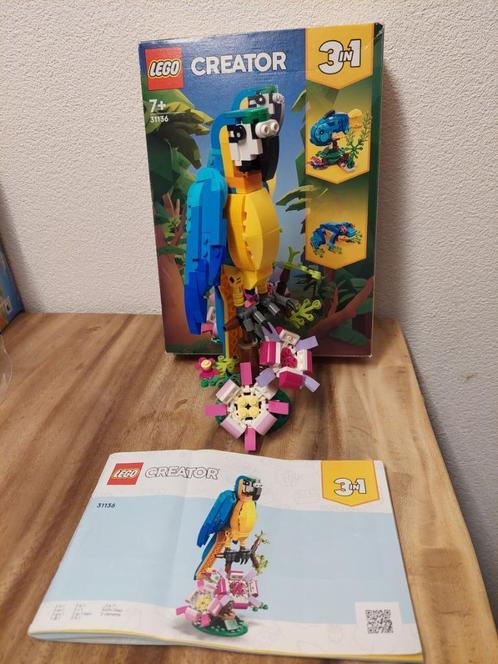 Lego Creator 3-1 31136 Exotische papagaai, Kinderen en Baby's, Speelgoed | Duplo en Lego, Zo goed als nieuw, Lego, Complete set