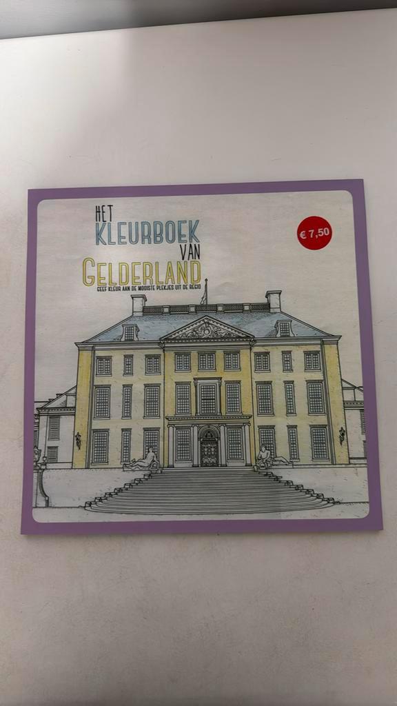 Kleurboek van gelderland ( ook andere provincies zie foto), Hobby en Vrije tijd, Tekenen, Nieuw, Overige typen, Ophalen of Verzenden