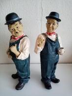 Laurel & Hardy beeldjes van steen., Verzamelen, Beelden en Beeldjes, Ophalen of Verzenden, Zo goed als nieuw, Overige typen
