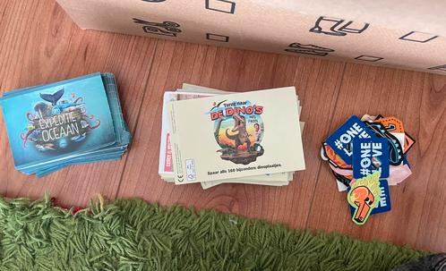 Voorraad Albert Heijn verzamelkaarten en patches, Verzamelen, Supermarktacties, Albert Heijn, Ophalen of Verzenden