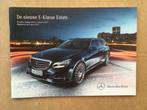 Prijslijst Mercedes Benz de nieuwe E-Klasse Estate  2013  NL, Boeken, Auto's | Folders en Tijdschriften, Nieuw, Ophalen of Verzenden