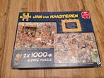 Jan van Haasteren 2x1000 Puzzel, Ophalen of Verzenden, 500 t/m 1500 stukjes, Zo goed als nieuw, Legpuzzel