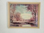 Vintage lithografie van een landschap, Ophalen, Zo goed als nieuw, Verjaardag