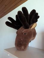 Schitterend charmant Rendierhoofd stof pluche, Ophalen of Verzenden, Zo goed als nieuw
