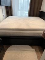 IKEA Malm bed 180x200, Ophalen, Gebruikt, Zwart, Tweepersoons