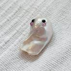 Zoetwaterparel Geluksparel met Oogjes, Overige materialen, Wit, Nieuw, Ophalen of Verzenden