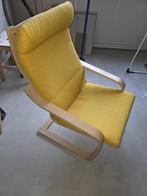 Stoel ikea poang geel, Huis en Inrichting, Fauteuils, Ophalen, 75 tot 100 cm, Zo goed als nieuw, Stof