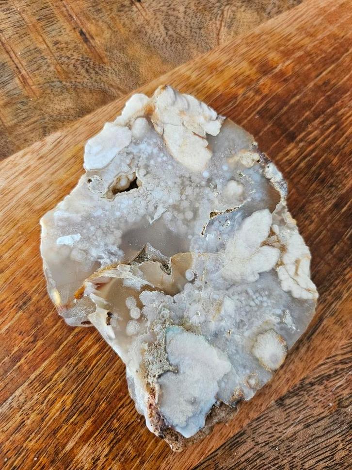 Bloem Agaat Plak, Verzamelen, Mineralen en Fossielen, Mineraal, Ophalen of Verzenden