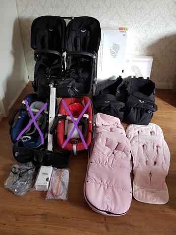 Bugaboo Donkey2 twin tweeling kinderwagen incl extra's beschikbaar voor biedingen