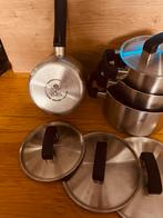 BK Pannenset - Geschikt voor alle warmtebronnen, Huis en Inrichting, Keuken | Potten en Pannen, Gebruikt, Inductieplaat, Pannenset