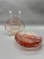 Set Rosaline Art Deco Side plates 4 stuks, Ophalen of Verzenden