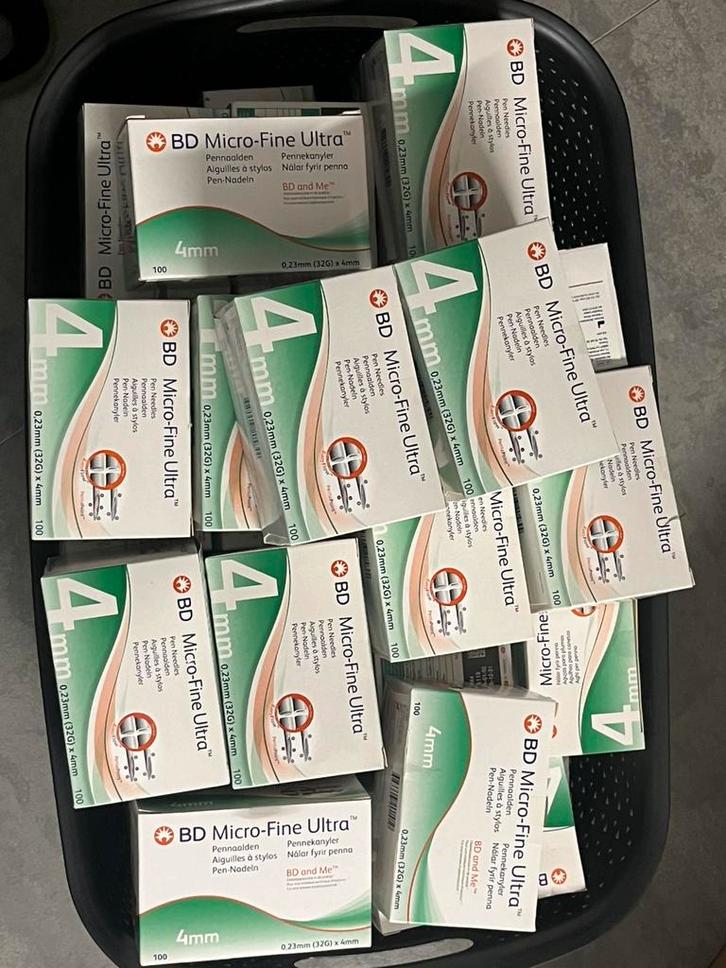 Micro-fine Ultra naalden 4mm, Diversen, Verpleegmiddelen, Nieuw, Ophalen of Verzenden