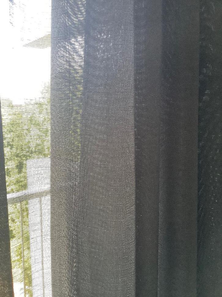 2 kant & klaar luxe gordijnen B x 340 totaal grijs, Huis en Inrichting, Stoffering | Gordijnen en Lamellen, Zo goed als nieuw