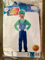 Verkleedpak Luigi (van Mario) maat 10-12 jaar, Ophalen of Verzenden, Zo goed als nieuw, 146 t/m 152, Jongen of Meisje