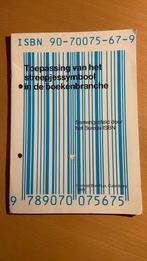 Toepassing streepjessymbool in boekenbranche, Ophalen of Verzenden, HBO
