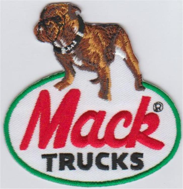 Mack Trucks stoffen opstrijk patch embleem, Verzamelen, Automerken, Motoren en Formule 1, Nieuw, Auto's, Verzenden