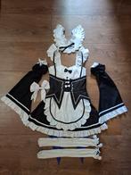 Rem maid cosplay verkleedkleding kostuum ram re zero anime, Ophalen of Verzenden, Zo goed als nieuw
