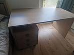 Bureau hout 140x80, Huis en Inrichting, Bureaus, Ophalen, Zo goed als nieuw, Bureau