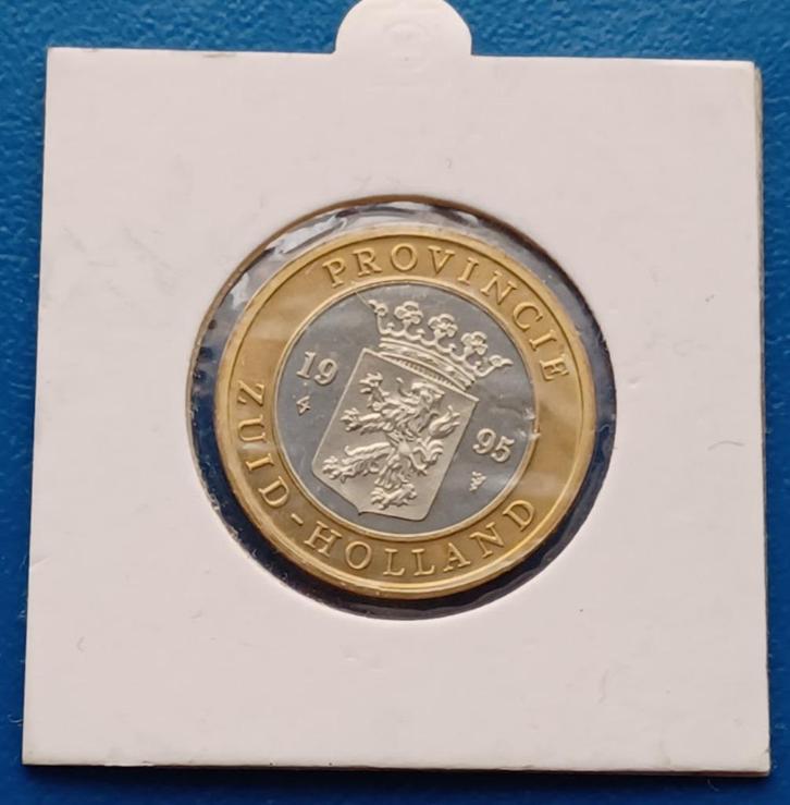 Legpenning Rijksmunt 1995 "Zuid-Holland", Postzegels en Munten, Penningen en Medailles, Overige materialen, Nederland, Verzenden