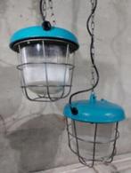 Oude vintage industrieel bunkerlamp lamp hanglamp veranda, Huis en Inrichting, N, N, Ophalen of Verzenden, N