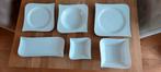 Wit servies van Sam & Squito 9 pers., Huis en Inrichting, Keuken | Servies, Ophalen, Zo goed als nieuw, Porselein, Overige stijlen