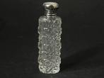 Klein Kristal met Zilver Parfumflesje, 1901, Antiek en Kunst, Antiek | Goud en Zilver, Ophalen of Verzenden, Zilver