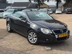 Volkswagen Eos 2.0-16v FSI CABRIO PANO CRUISE CTRL CLIMA, Auto's, Volkswagen, Voorwielaandrijving, 4 cilinders, 4 stoelen, Zwart