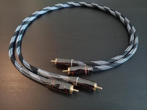AUDIOFIELE INTERLINK-CABLE OFC-COPPER / VERGULDE PLUGGEN, Audio, Tv en Foto, Audiokabels en Televisiekabels, Zo goed als nieuw