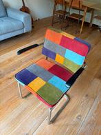 Twee zachte retro eettafel stoelen (corduroy stof), Caravans en Kamperen, Ophalen of Verzenden, Zo goed als nieuw, Campingstoel