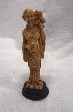 Oosterse monnik op voetstuk, Verzamelen, Beelden en Beeldjes, Ophalen, Zo goed als nieuw, Dier