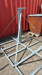 2 Lichtmasten met betonblokken als versteviging! Bieden, Ophalen, Gebruikt, Overige typen, Met statief