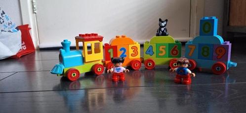 Duplo getallentrein, Kinderen en Baby's, Speelgoed | Duplo en Lego, Zo goed als nieuw, Duplo, Complete set, Ophalen of Verzenden