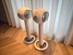 Devialet Phantom Silver + standaard + dialog + controllers, Zo goed als nieuw, 120 watt of meer, Front, Rear of Stereo speakers