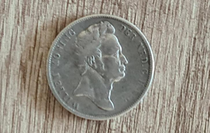 6 Verschillende zilveren guldens., Postzegels en Munten, Munten | Nederland, Setje, 1 gulden, Koning Willem I, Zilver, Ophalen of Verzenden