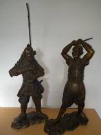 Set Japans bronzen samurai., Antiek en Kunst, Ophalen
