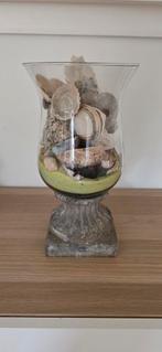 Decoratieve vaas met schelpen en stenen, Huis en Inrichting, Woonaccessoires | Vazen, Overige kleuren, 50 tot 75 cm, Ophalen of Verzenden