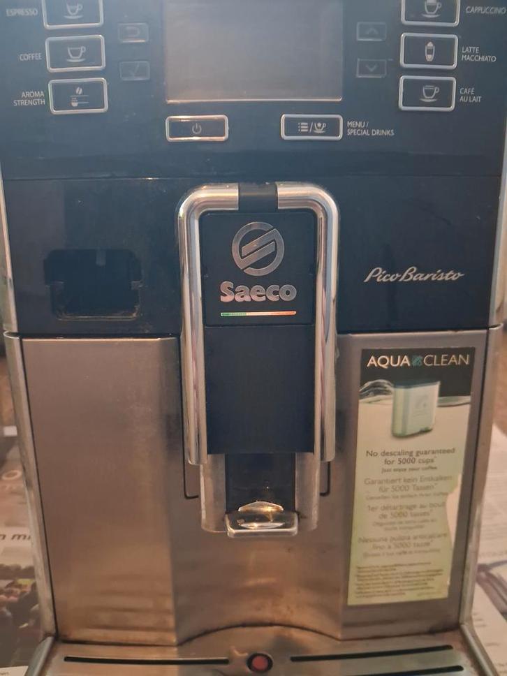 Saeco Pico Baristo Espresso Machine, Witgoed en Apparatuur, Koffiezetapparaten, Gebruikt, Gemalen koffie, Koffiebonen, Espresso apparaat
