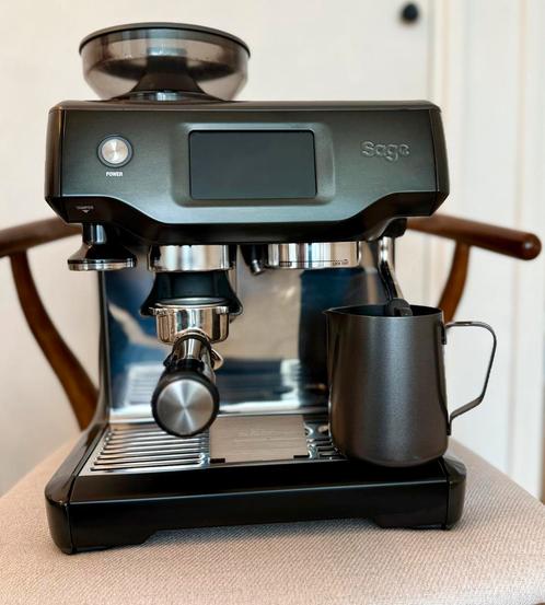 Sage Barista Touch Black - Zo goed als nieuw - Oracle Pro, Witgoed en Apparatuur, Koffiezetapparaten, Zo goed als nieuw, Koffiebonen
