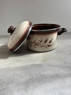 Vintage emaille pan met deksel, Ophalen of Verzenden