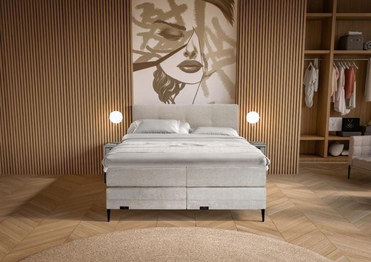 Caresse 4300 Elektrisch boxspring Dreambedden, Huis en Inrichting, Slaapkamer | Boxsprings, Nieuw, 140 cm, 200 cm, Tweepersoons