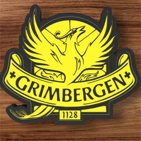 Grimbergen ligo lamp, Verzamelen, Biermerken, Zo goed als nieuw, Reclamebord, Plaat of Schild, Overige merken, Ophalen of Verzenden