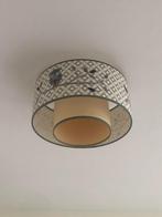 Originele Taftan - Plafondlamp - Uiltjes - Grijs - Ø 35 cm, Ophalen, Zo goed als nieuw, Lamp