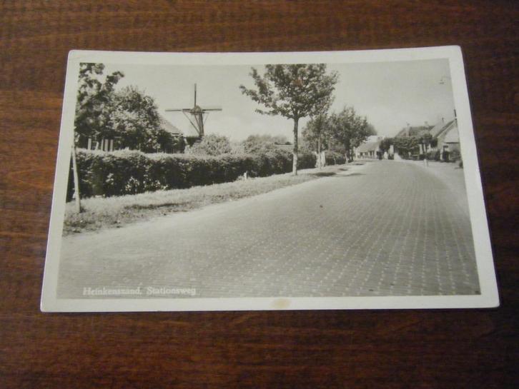 P32 - Heinkenszand - Stationsweg - Molen - Mooi/Oud, Verzamelen, Ansichtkaarten | Nederland, Verzenden