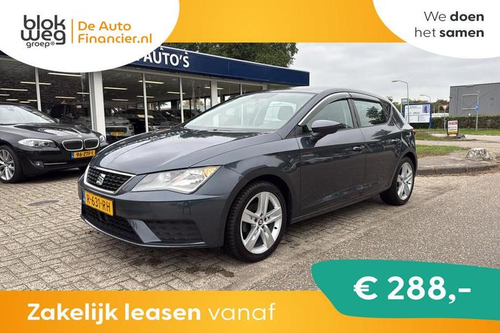 Seat Leon 1.0 EcoTSI Reference Greyline Huurkoo € 16.950,0, Auto's, Seat, Bedrijf, Te koop, Leon, ABS, Airbags, Airconditioning