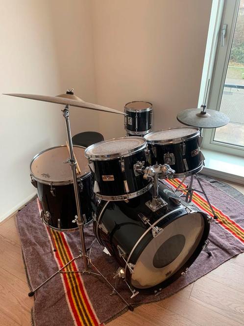 Vintage YAMAHA TT Drumstel uit 1970, Muziek en Instrumenten, Drumstellen en Slagwerk, Zo goed als nieuw, Ludwig, Verzenden