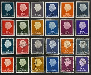 Koningin Juliana En Profil fosforescerend NVPH 618b - 634b  beschikbaar voor biedingen