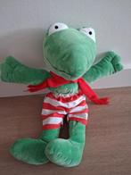 Knuffel handpop Kikker Max Velthuijs rood witte broek K9400, Ophalen of Verzenden, Zo goed als nieuw, Kikker