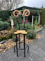Barkrukken 4 stuks, Huis en Inrichting, Wandkapstok, Ophalen of Verzenden, Zo goed als nieuw, Minder dan 100 cm