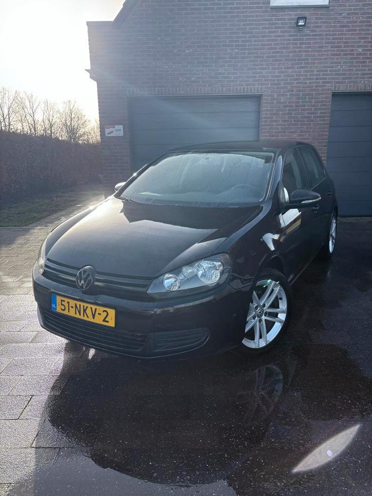 Volkswagen Golf 1.2 TSI 77KW 5D 2010 Zwart, Auto's, Volkswagen, Bedrijf, Golf, ABS, Airbags, Airconditioning, Bluetooth, Boordcomputer